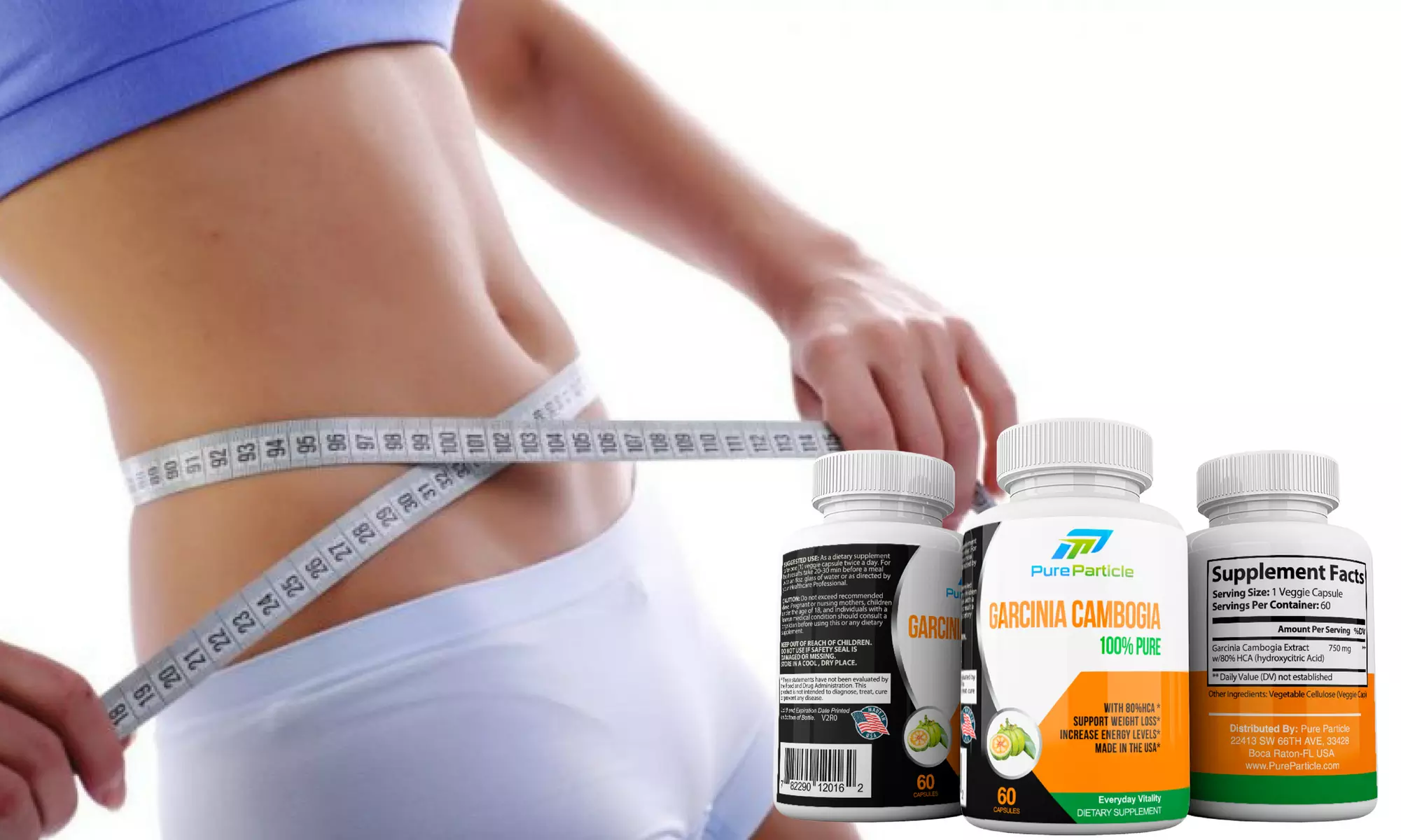 Garcinia Cambogia Weight Loss Pills, The Original 100 % Pure Garcinia - Primary Image