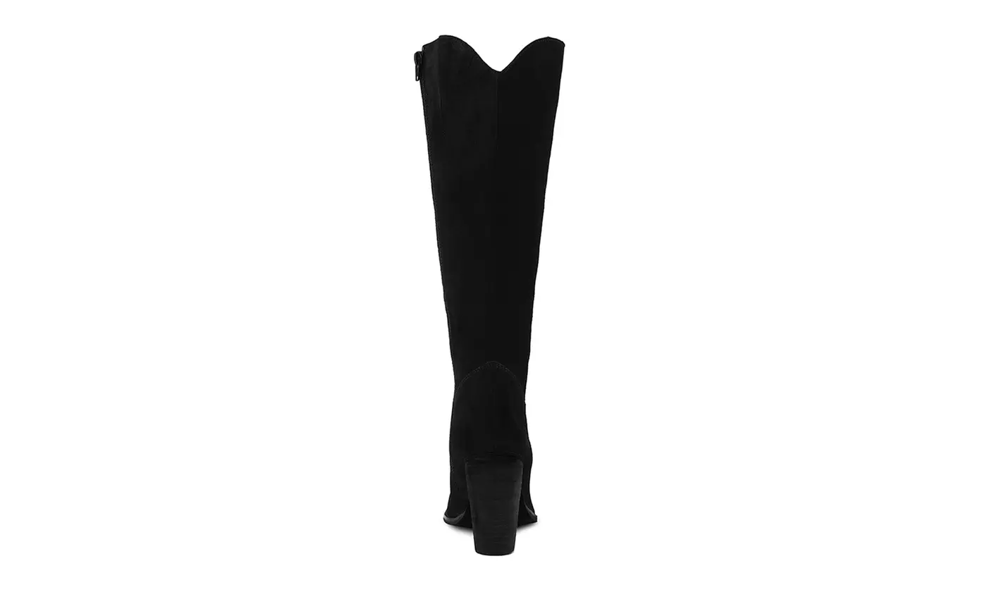 Rag & Co Great-Storm Leather Cowboy Boots