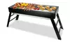 NewHome 22" Portable Foldable Charcoal BBQ Grill for Tabletop & Outdoor Cooking