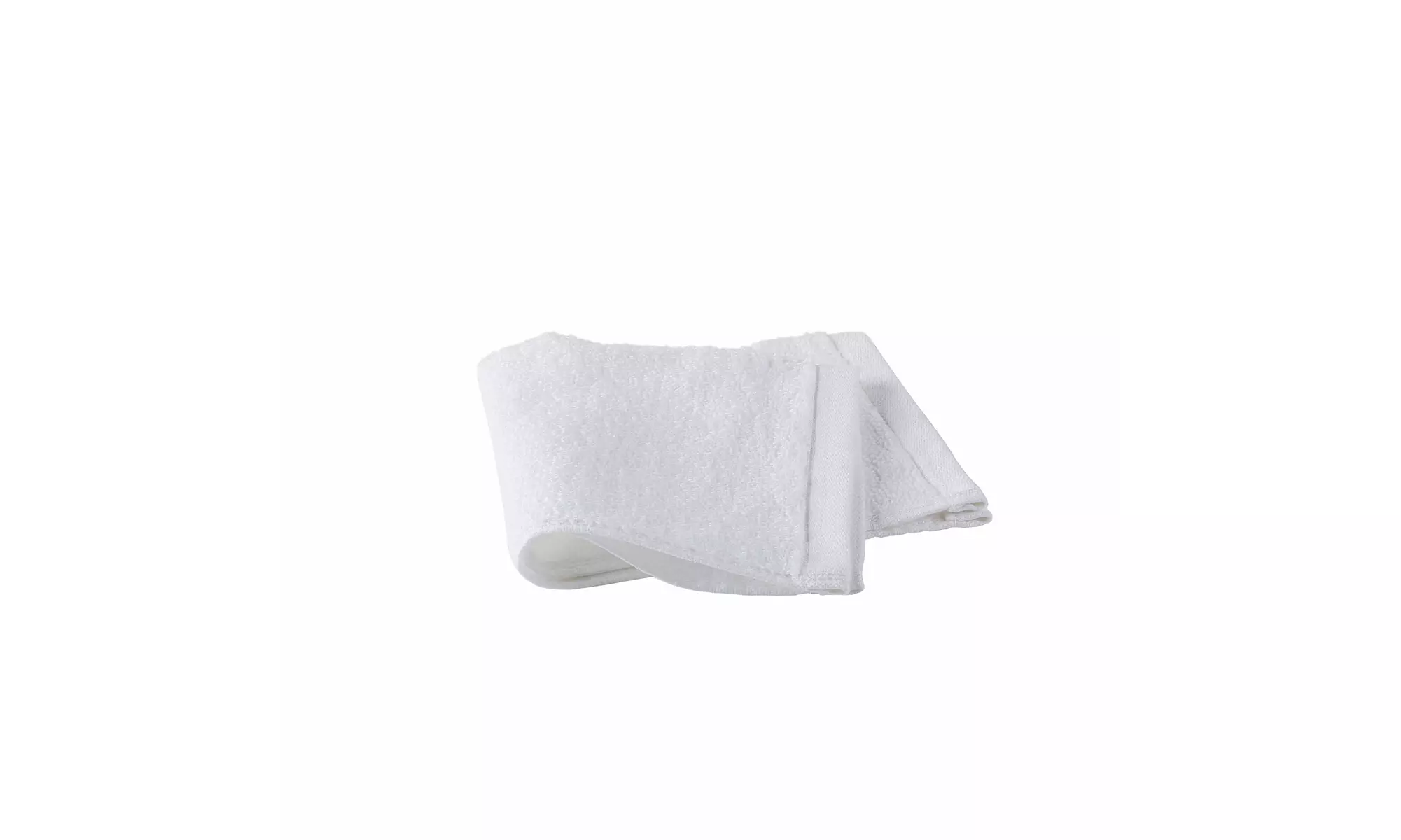 Mainstays Performance Mix Textured 6-Piece Bath Towel Set - Arctic White - Second Medium