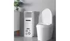 3-Tier White Locker Organizer Bathroom Storage Cabinet 