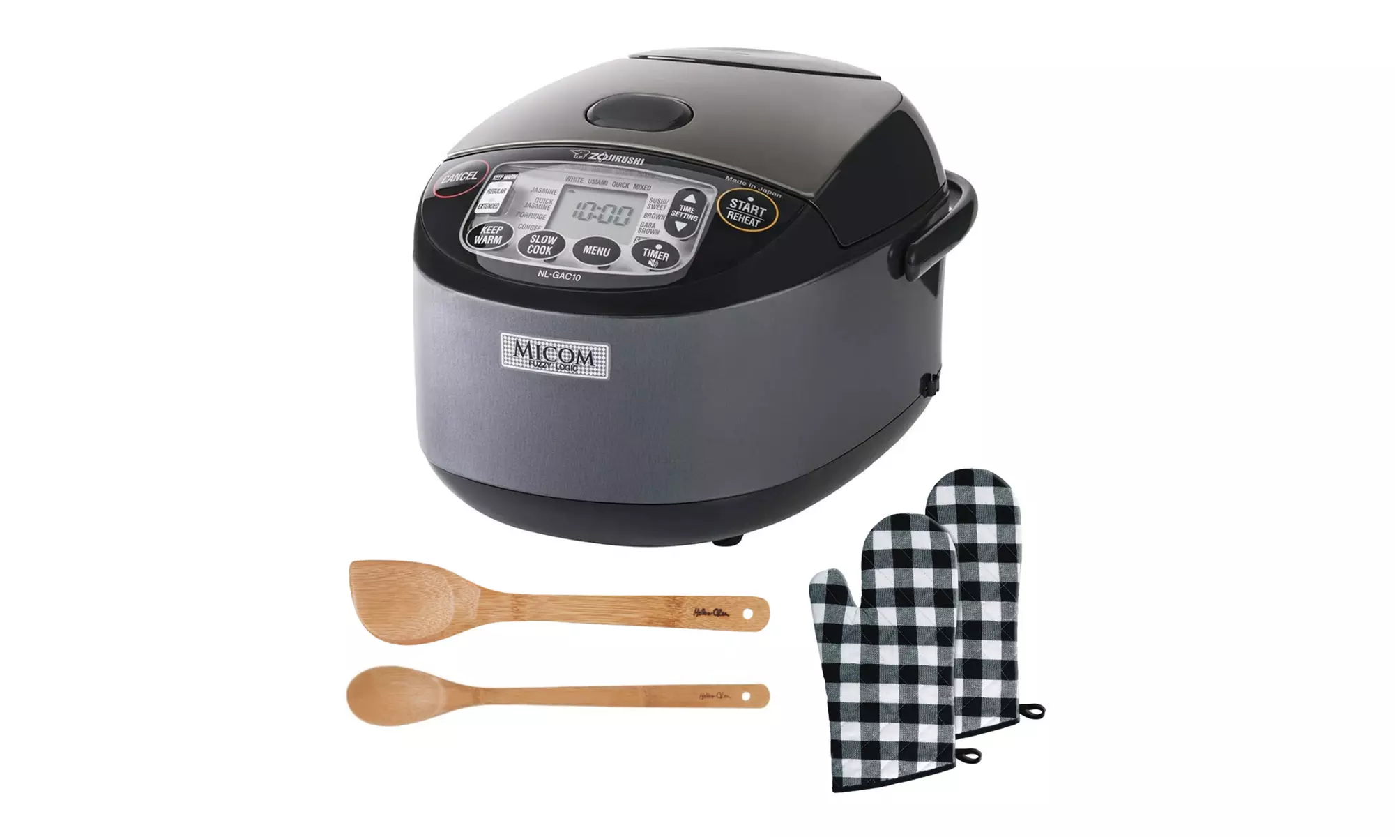 Zojirushi NL-GAC10BM 5.5 Cup Umami Micom Rice Cooker Bundle - Primary Image