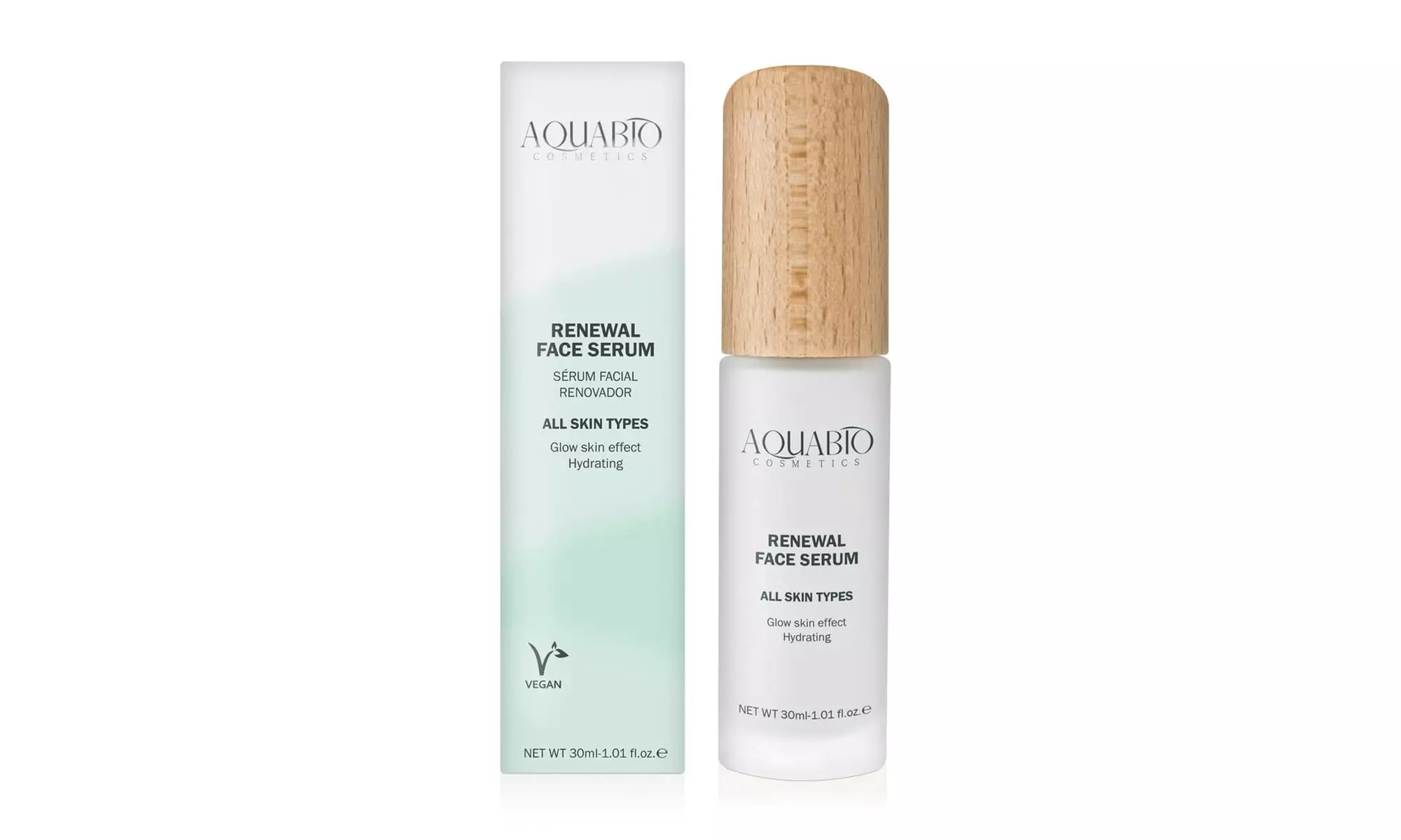 Aquabio Cosmetics Collagen Firming or Renewal Face Serum 1.01fl.oz