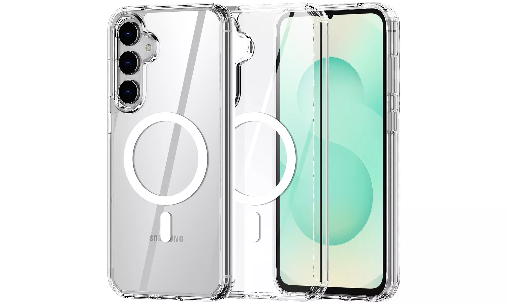 AICASE Clear Magnetic Shockproof Case for Samsung Galaxy S25 Ultra