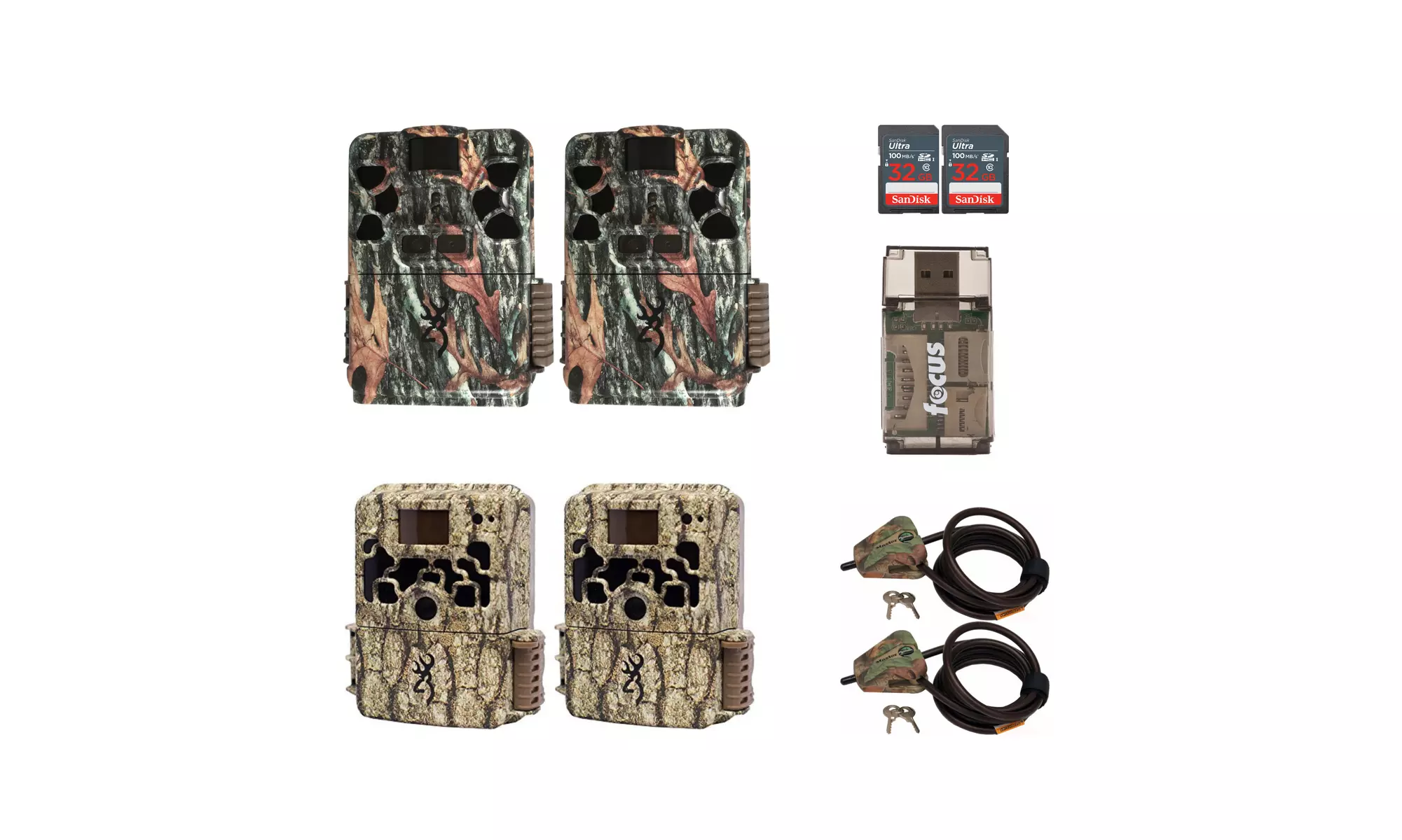 Browning Trail Cameras 24MP Recon Force Patriot Super Security Bundle (2-Pack) - Primary Image