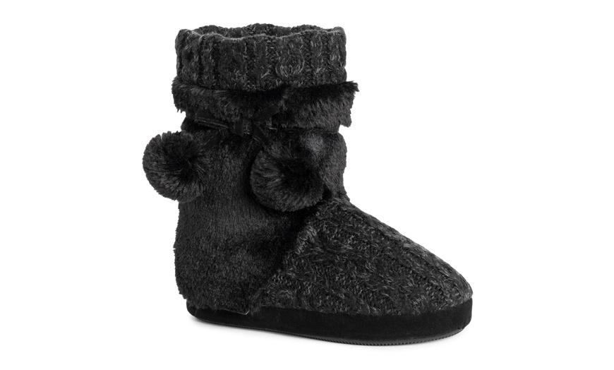 muk luks women's delanie slippers