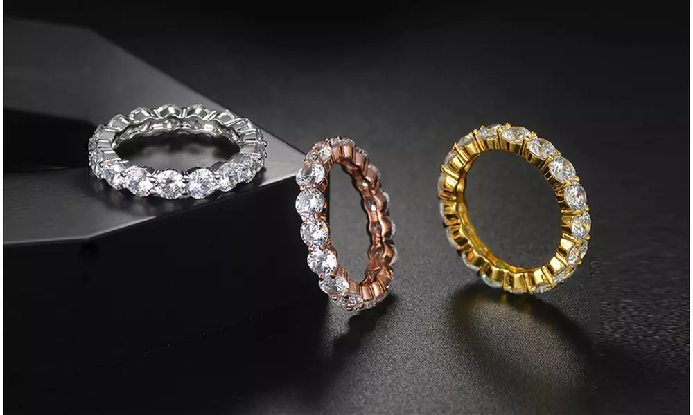 18 CTTW Luxury 3 Piece Eternity Band Set  - Primary Image