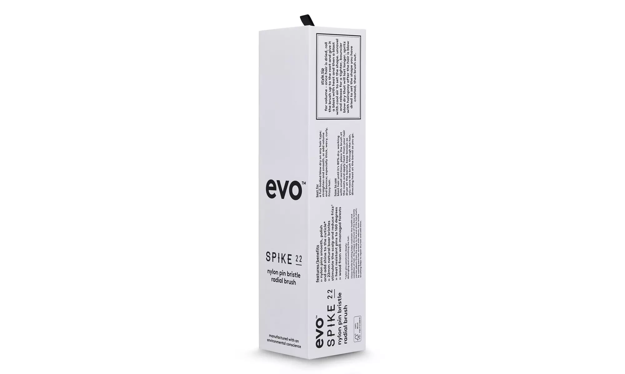Evo Spike Nylon Pin Bristle Radial Brush (Choose From Variation)