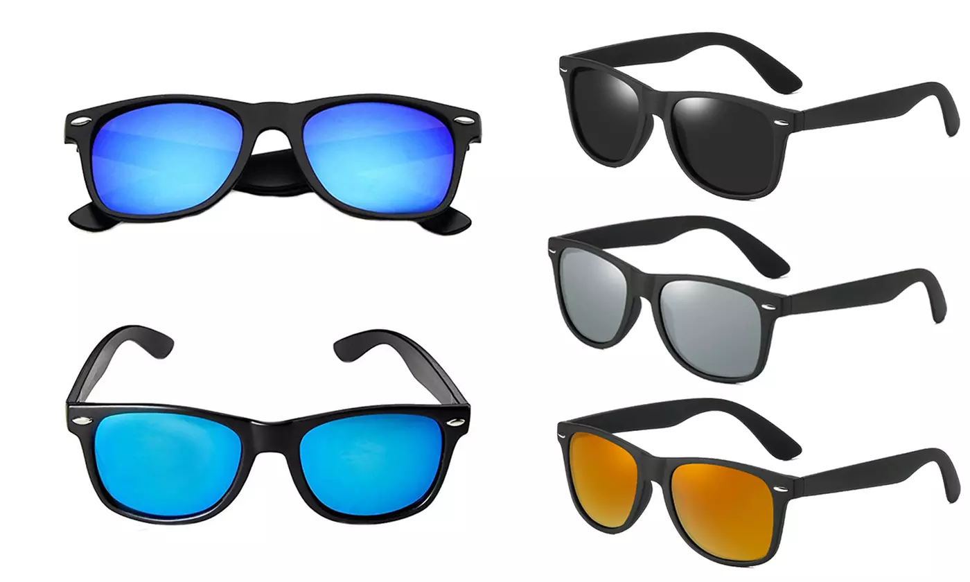 Polarized UV400 Sunglasses For Men Women Driving Vintage Sun Glasses - Primary Image