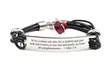 Genuine Leather Scripture Bracelet made with Crystals from Swarovski by Pink Box - Second Medium