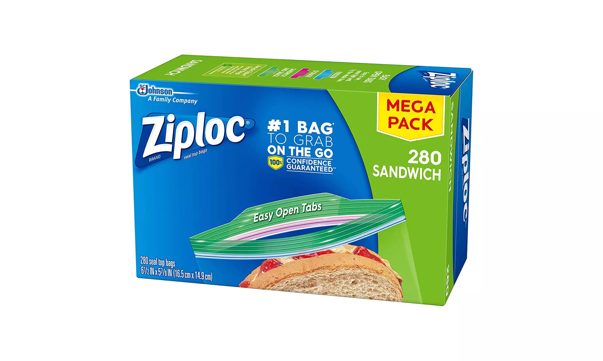 Ziploc Sandwich Bags, 280 ct - Second Medium