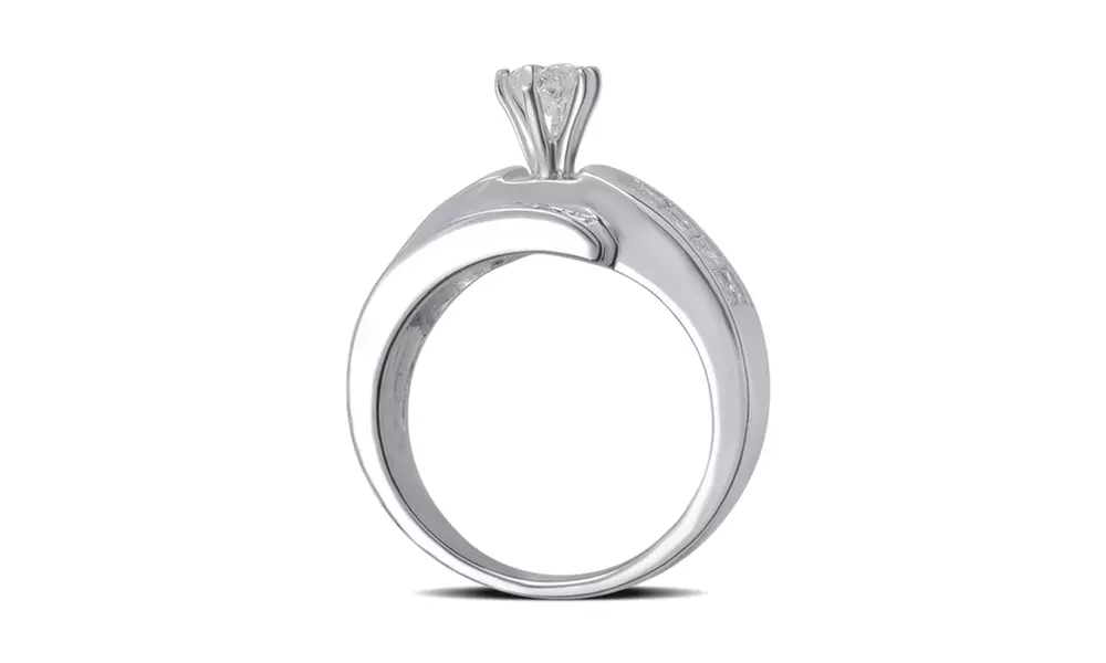 14K Gold 2.00 CT Marquise Diamond Engagement Ring Jewelry for Women - Second Medium