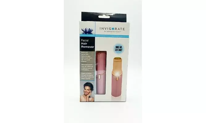 Facial Hair Remover Portable Trimmer Built-in LED Light  - Second Medium
