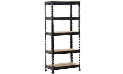 Topeakmart 5-Tier Storage Shelves, Black 
