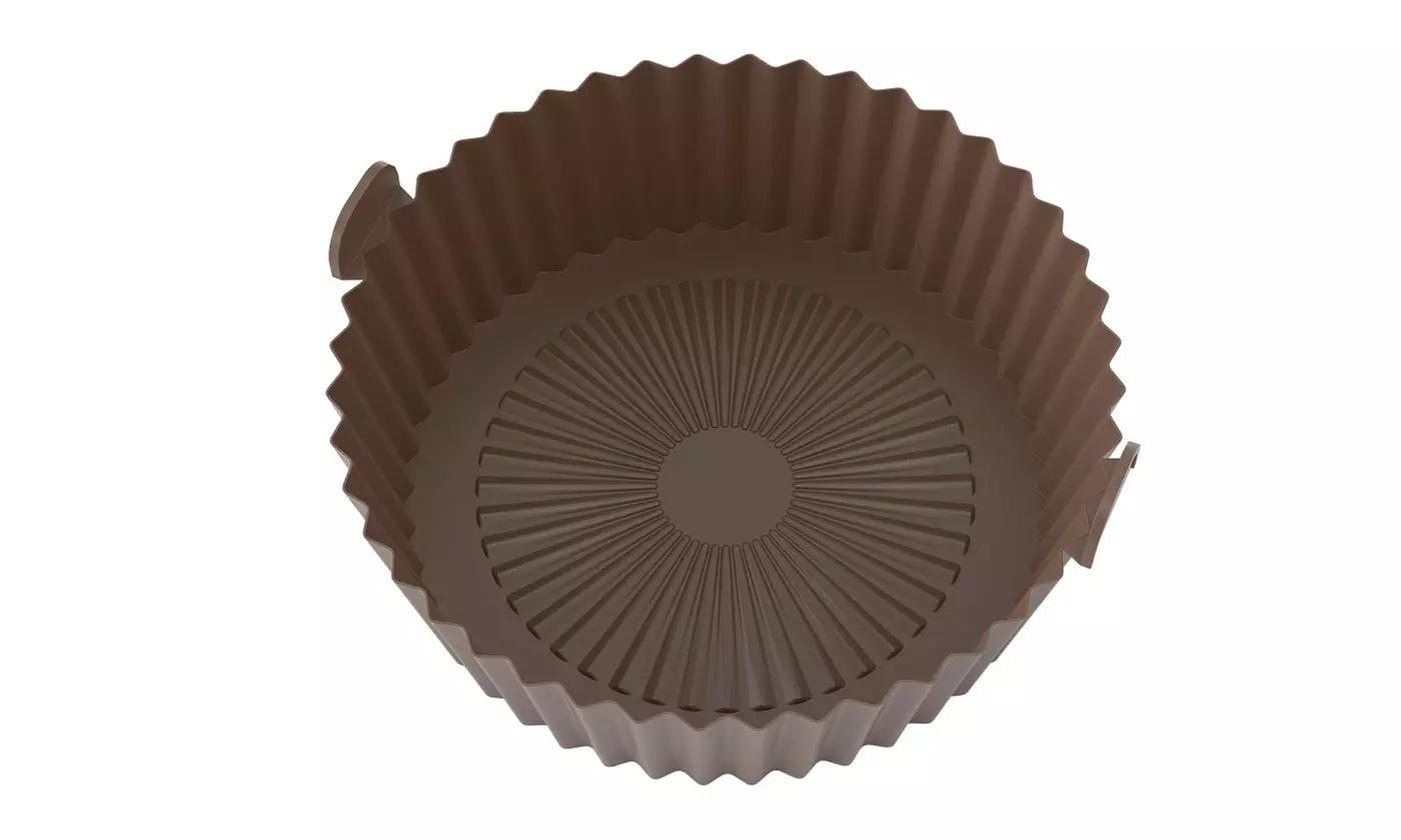 Silicone Air Fryer Tray Basket Non-Stick Safe Oven Baking Tray Reusable Kitchen