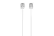 Micro SlimRun Cat6 Ethernet Patch Cable Stranded, 550MHz, UTP 32AWG, 5ft, White - Second Medium