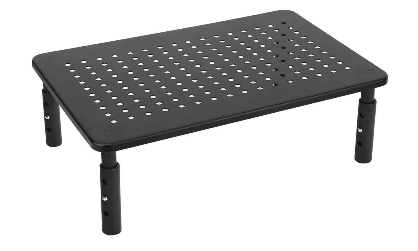 iMounTEK Monitor Stand Riser 3 Height Adjustable Metal Desk Riser Organizer