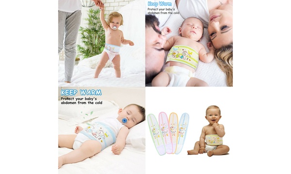 Belly band for babies to protect umbilical top cord