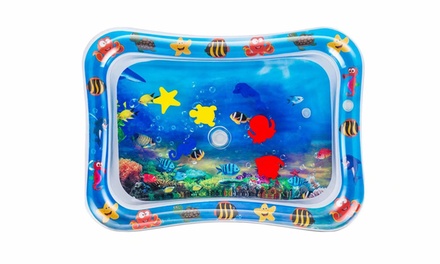 Baby Water Play Mat Inflatable Toys Activity Crawling Inflatable Water ...