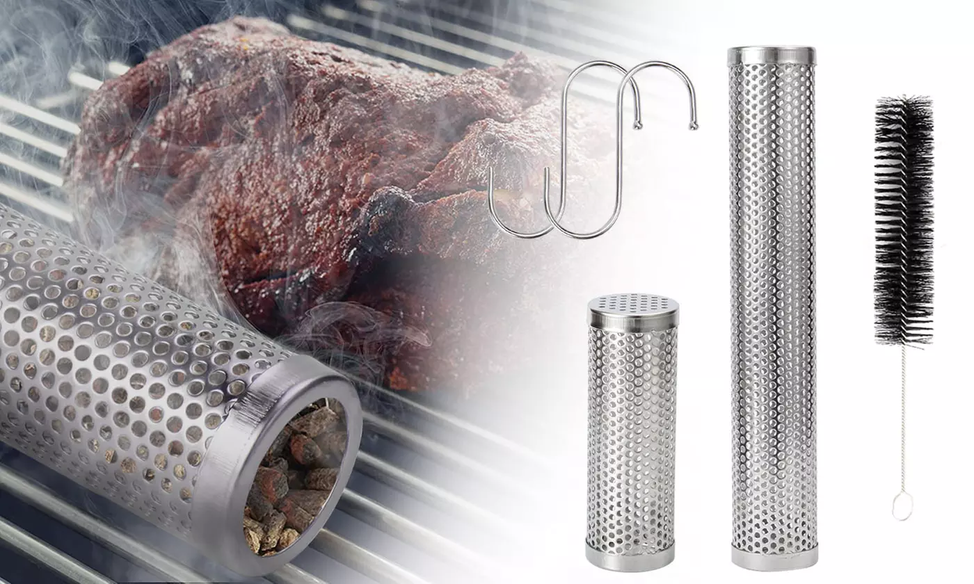 Portable Smoke Generator BBQ Pellet Smoker Tube for Cold/Hot Smoking - Primary Image