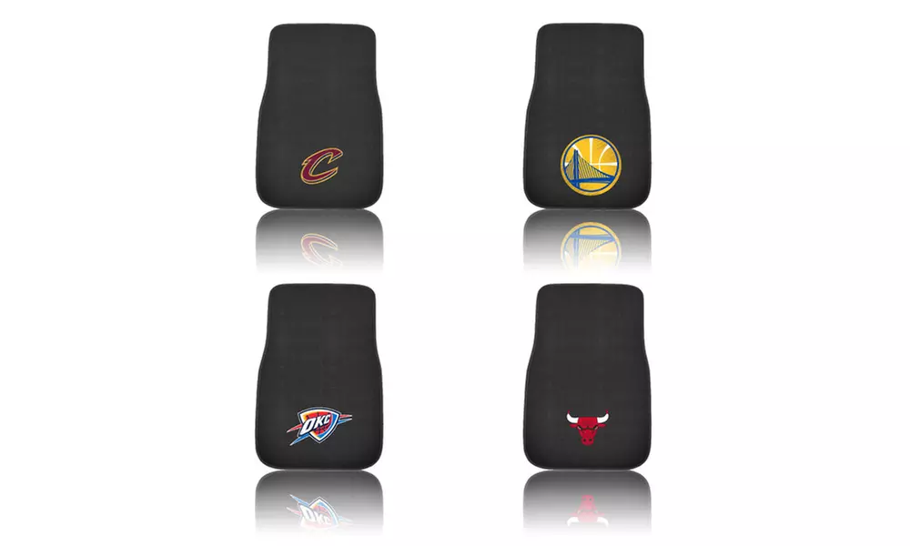 NBA Embroidered Front Car Mats (2-Piece) - Primary Image