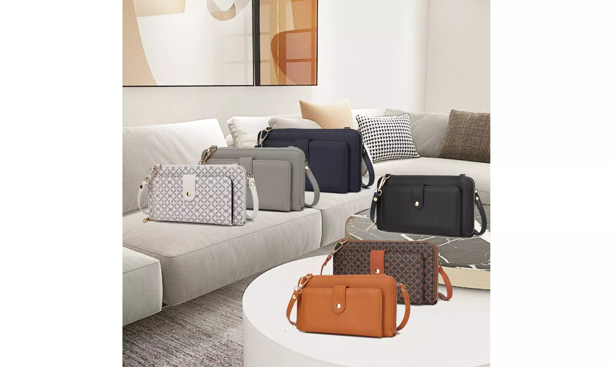 MKF Collection Everly Oversize Wallet Crossbody bag by Mia K - Primary Image