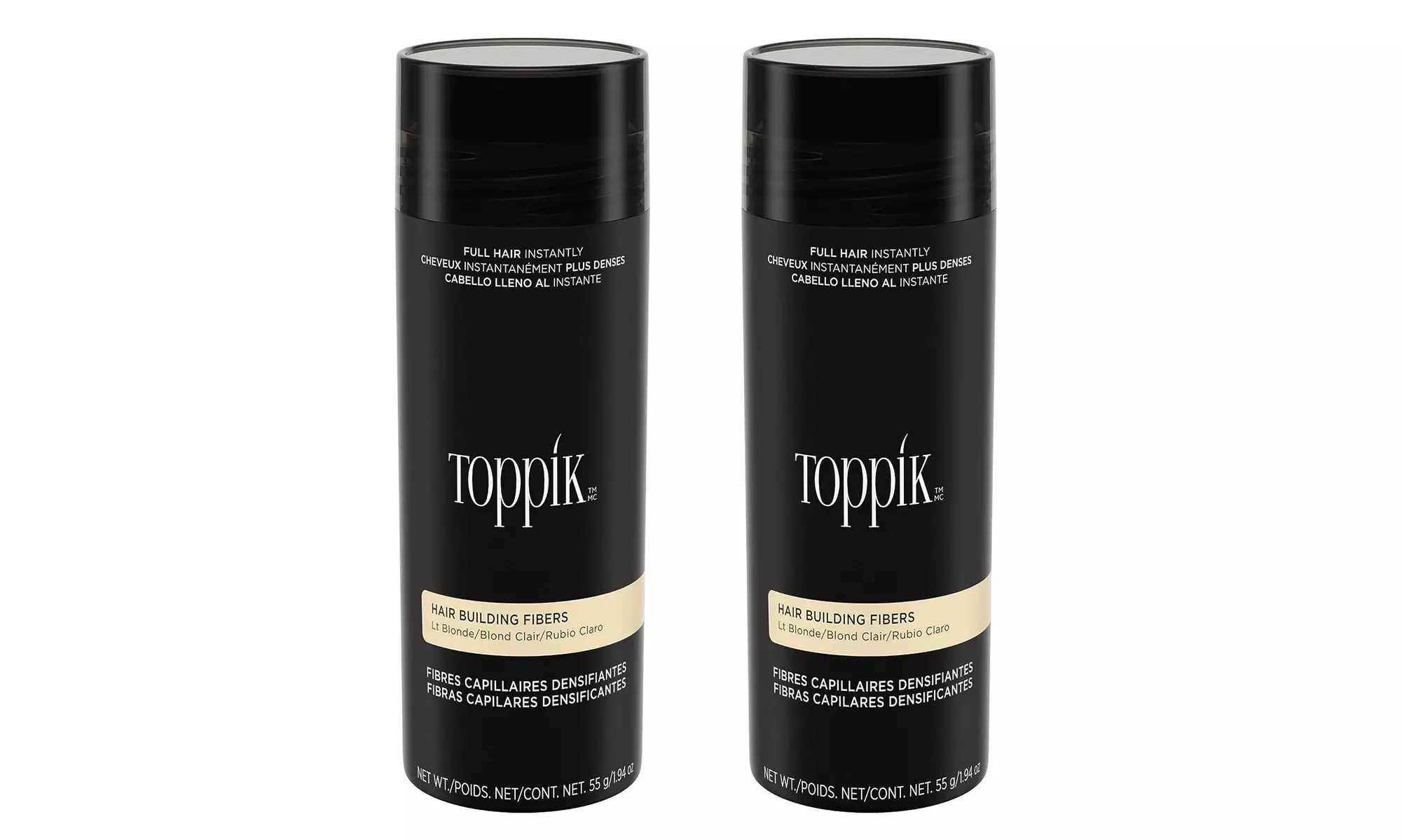 Toppik Hair Building Fibers For Thinning Hair (Choose Color, Size & Pack)