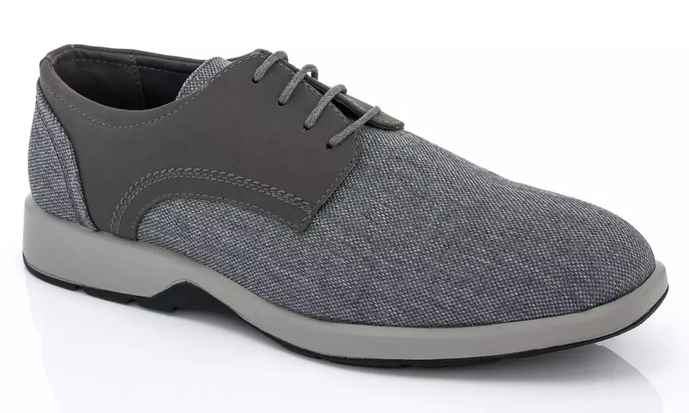 Franco Vanucci Men's Canvas Oxford Shoes