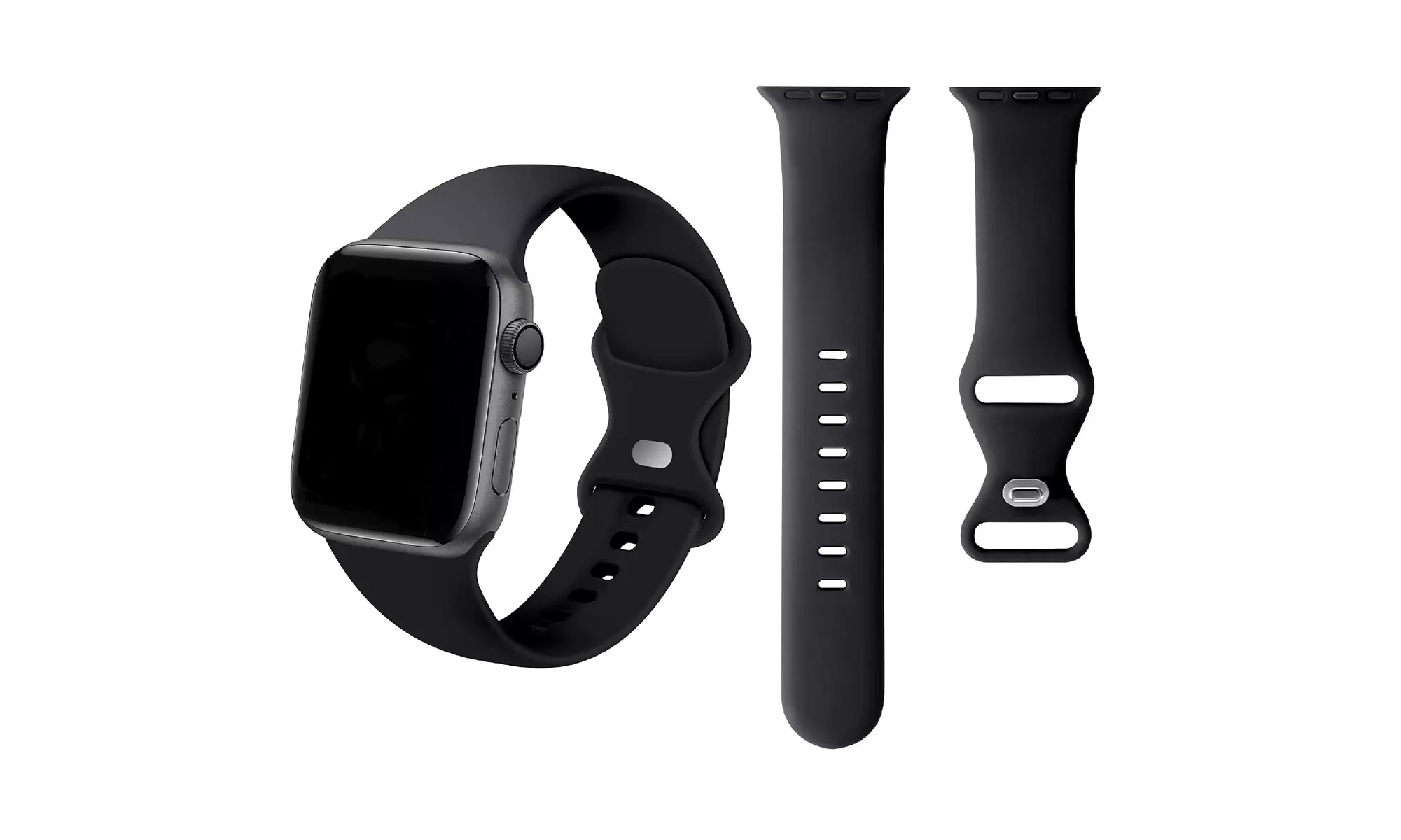 Silicone Sport Band for Apple iWatch 38/40/41mm 42/44/45mm Series 1-7