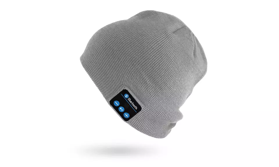 Beanie with Built In Wireless Bluetooth Headphones