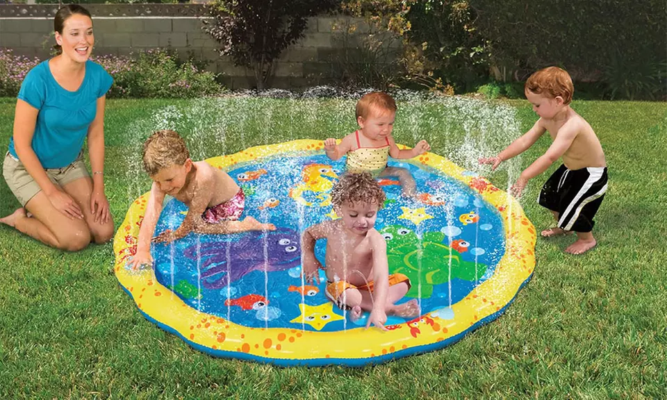 Outdoor Splash Water Play Mat For Kids - Primary Image