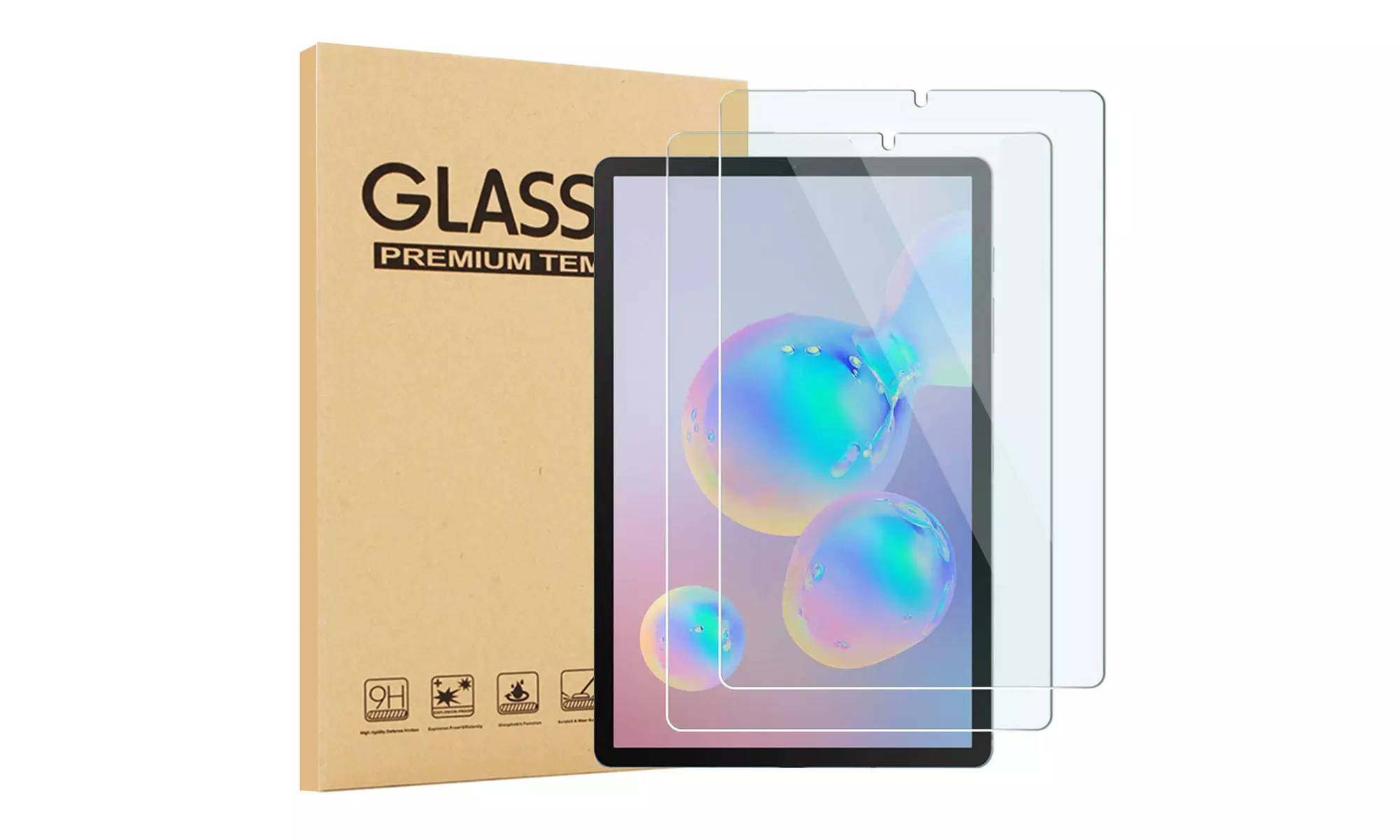 2 Pack Tempered Glass Screen Protector Screen Cover for Lenovo Tab M8 (8 inch) - Second Medium