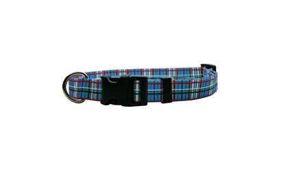 Yellow Dog Design TB100TC Tartan Blue Standard Collar - Teacup