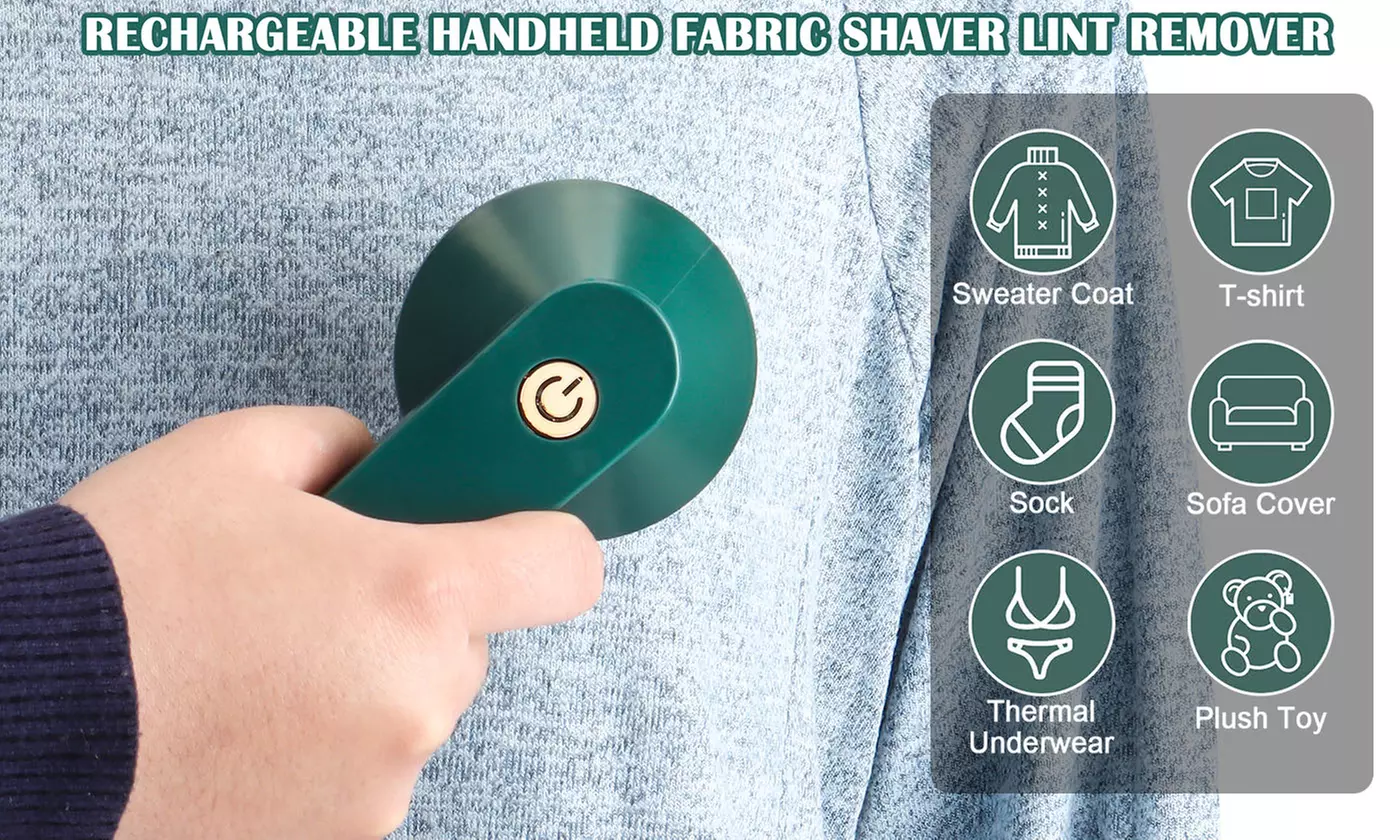 Portable Electric Lint Remover Rechargeable for Clothes Fabric Shaver