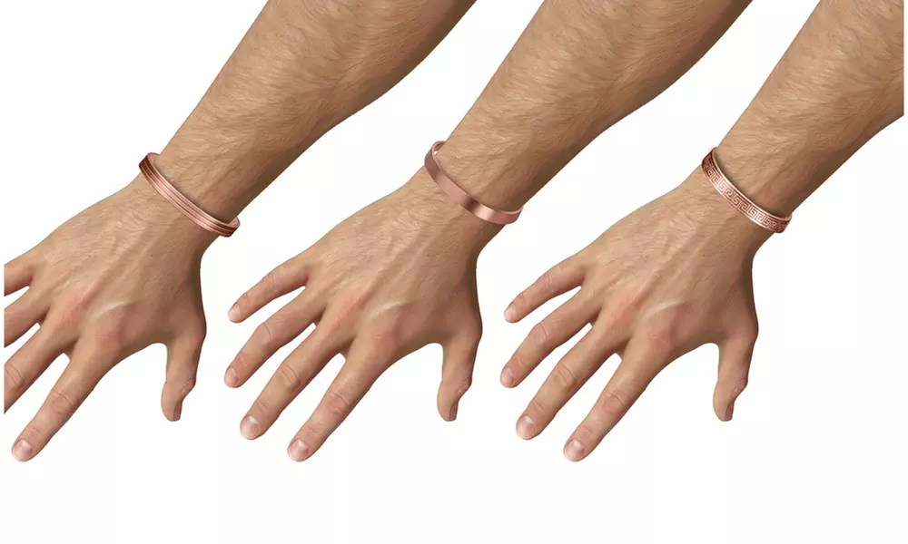 Unisex Copper Magnetic Bracelet for Positive Energy