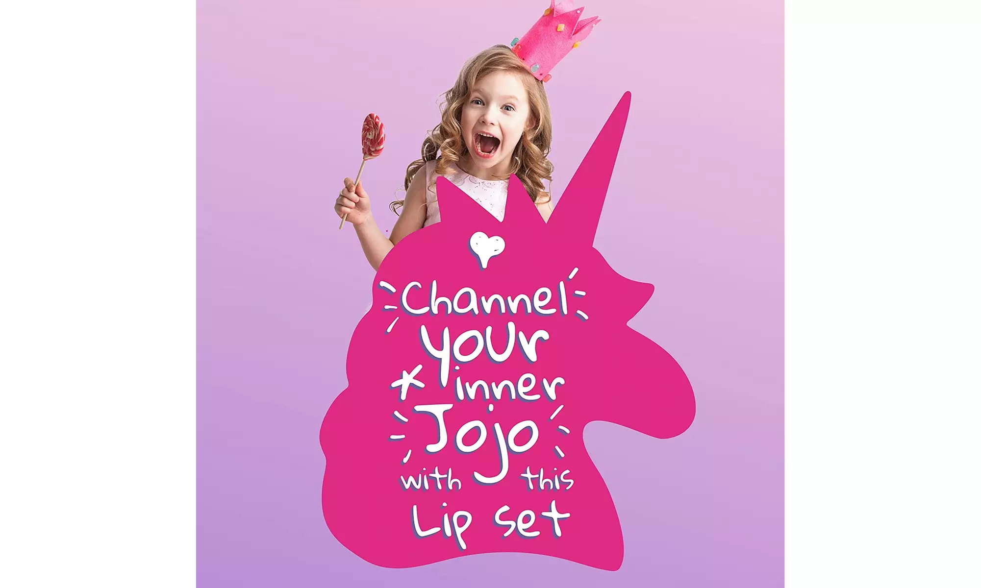 aste Beauty JoJo Siwa Lip Gloss, Flavored Tinted Lip Gloss Set, 6 Pieces - Second Medium
