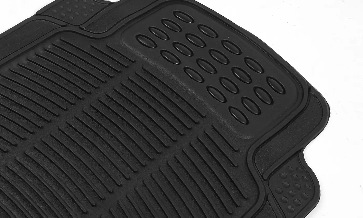 iMounTEK All-Season PVC Rubber Car Floor Mats Non-Slip Floor Mat Set (4-Piece) - Second Medium