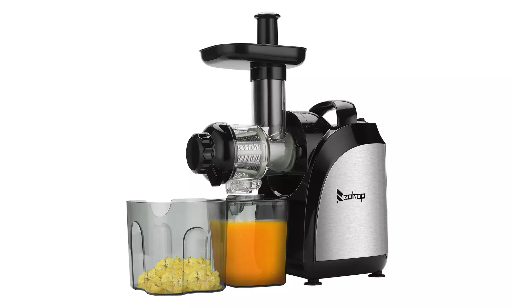 Juicer Machines, Slow Masticating Juicer Extractor Easy to Clean - Primary Image