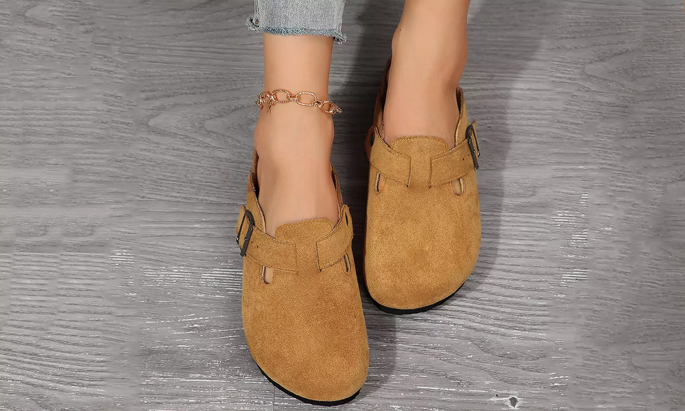 Women's Clogs Suede Slippers Lightweight Clogs