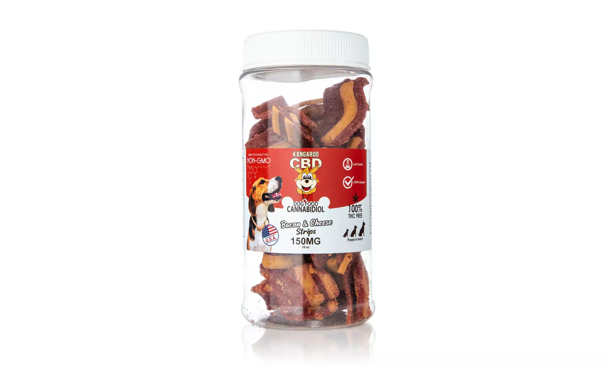 Mega Size 100% Organic CBD Infused Dog Treats (150MG - 600MG) from Kangaroo CBD