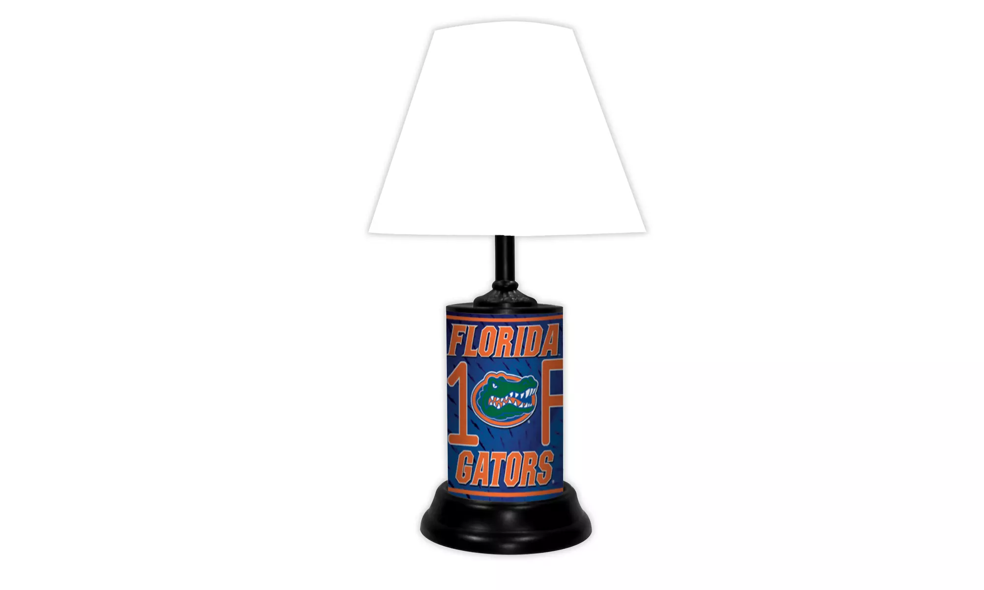 NCAA 18-inch Desk/Table Lamp with Shade, #1 Fan with Team Logo