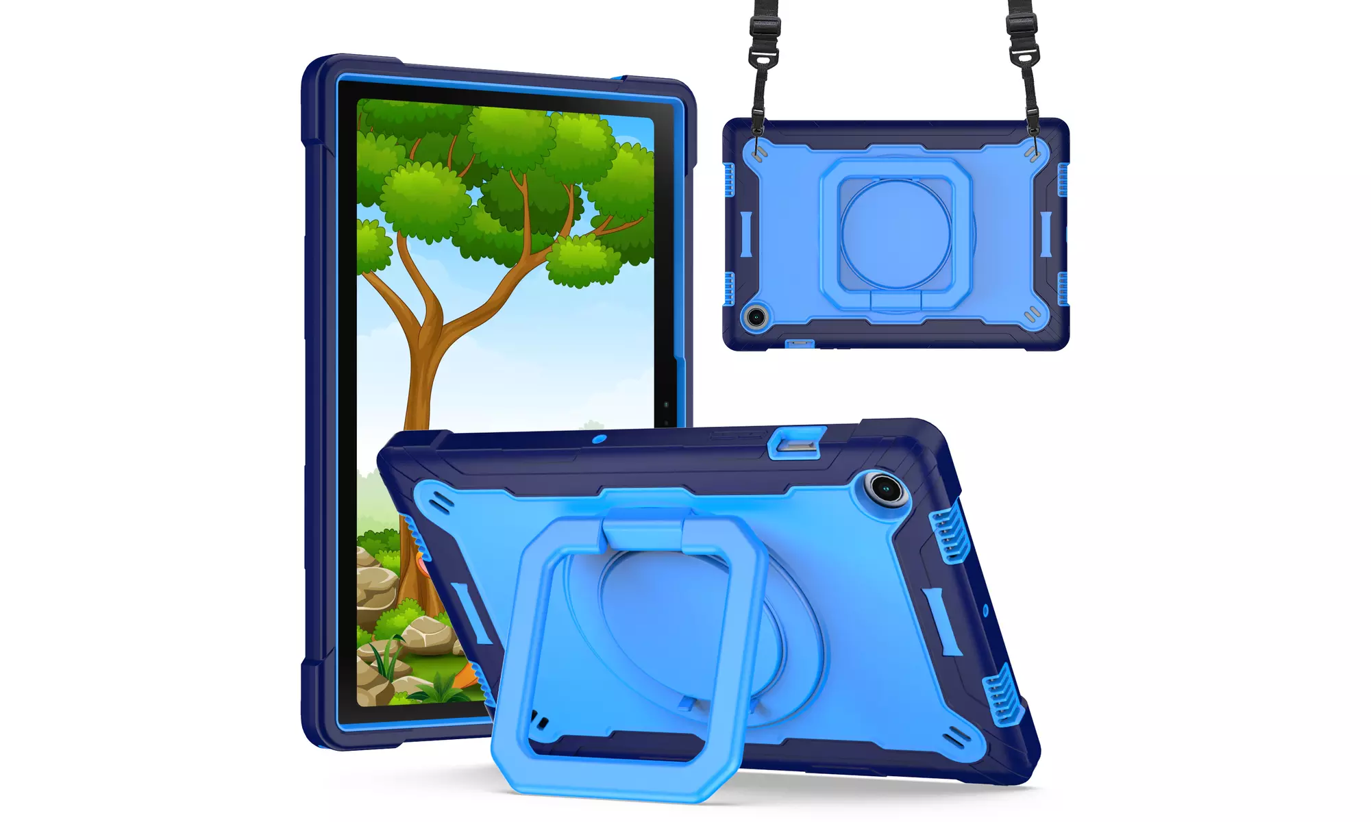 Samsung Galaxy Tab A8 10.5 inch Case SM-X200/X205/X207 with Shoulder Strap - Primary Image