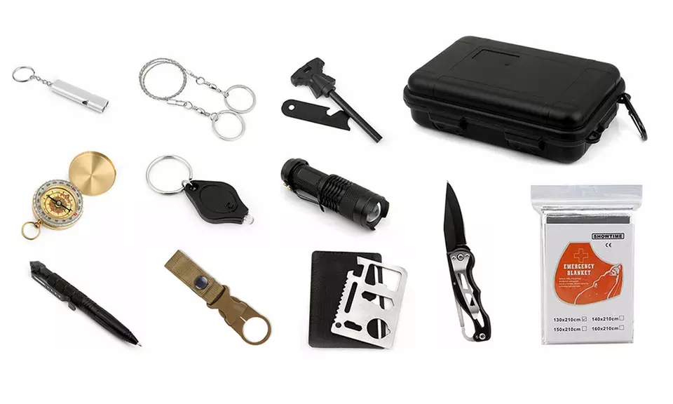 13-in-1 Outdoor Emergency Survival Kit - Second Medium