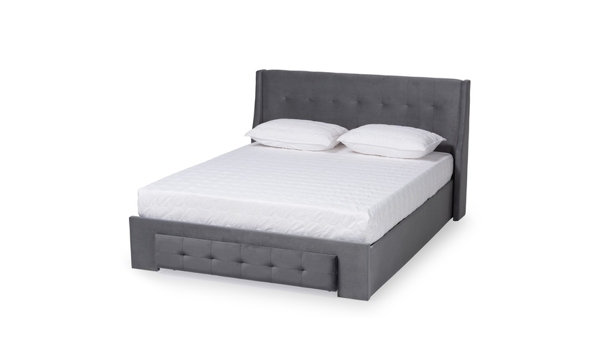 groupon grey ottoman bed