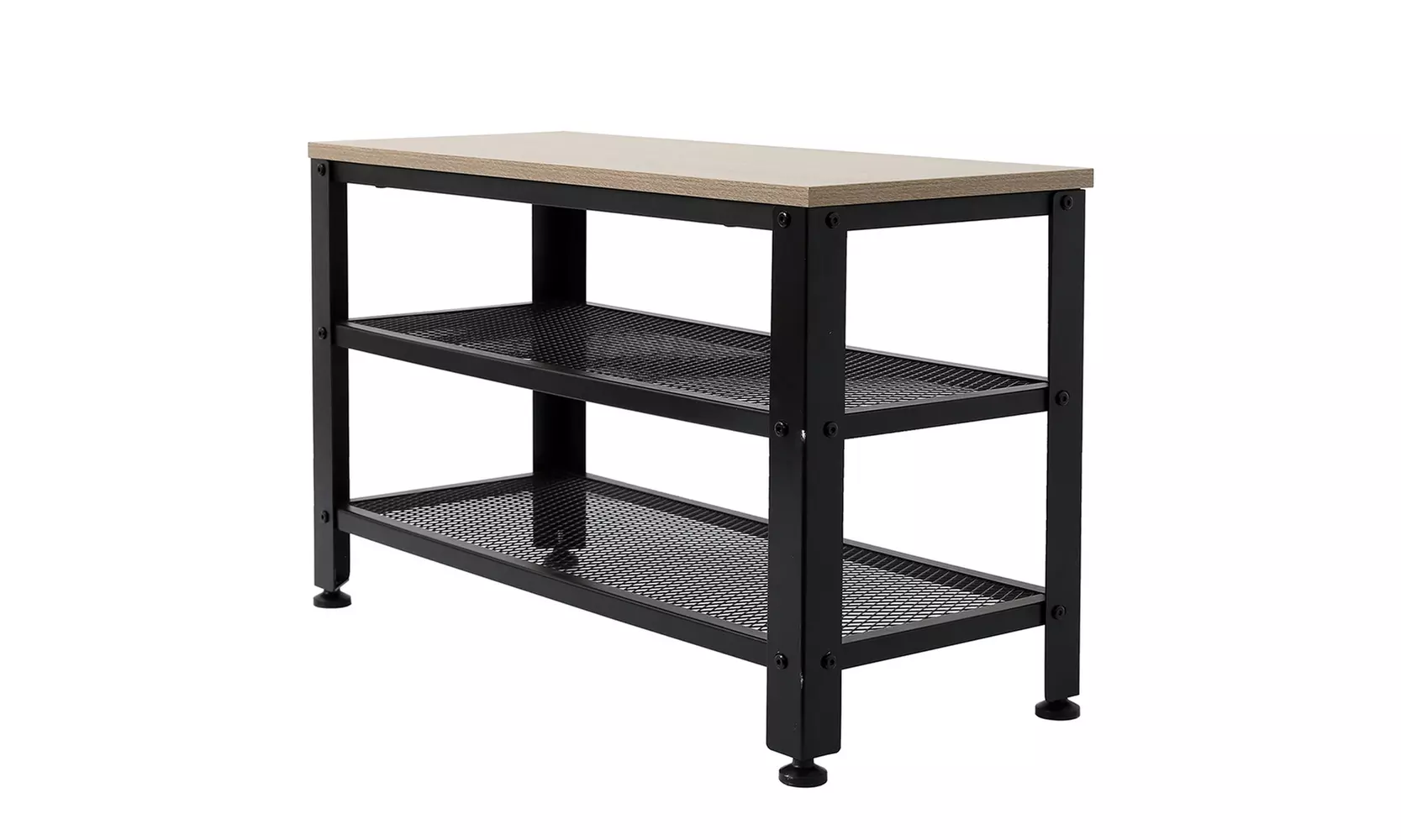 Shoe Bench, 3-Tier Shoe Rack, Storage Organizer with Seat for Entryway