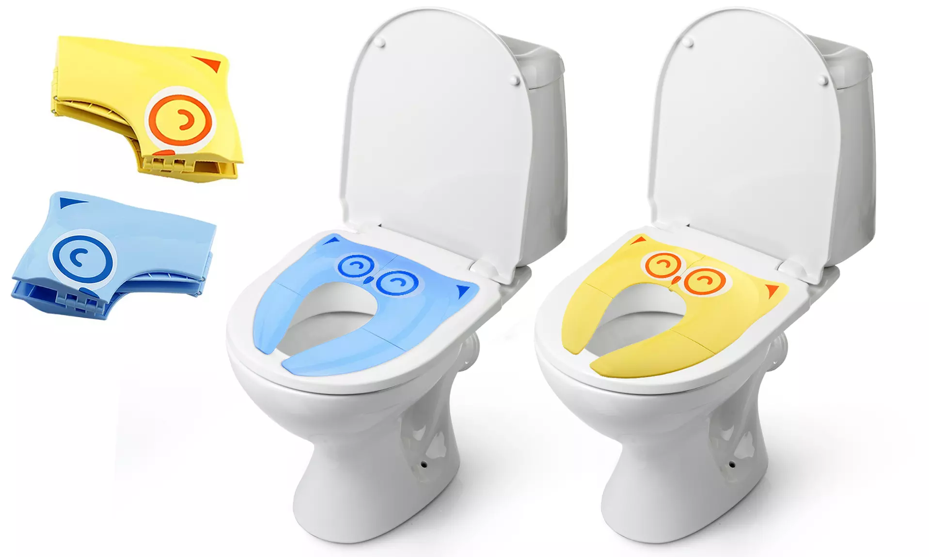 Portable Non Slip Silicone Potty Training Toilet Seat Cover - Primary Image