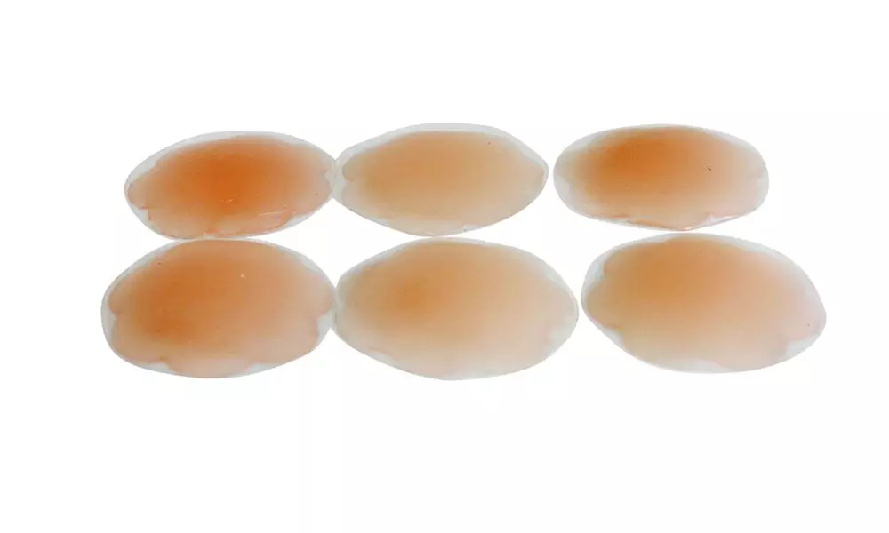 Flirtzy Self-Adhesive Silicone Nipple Cover, 3 Pack - Primary Image