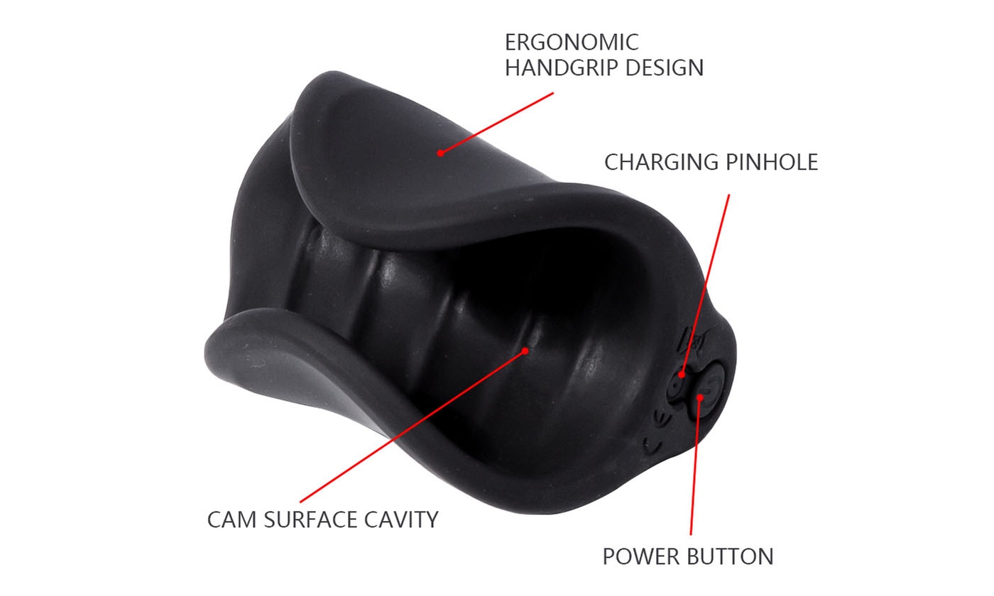 Vibrating Handhold Penis Vibrator with 10 Modes Sex Toy