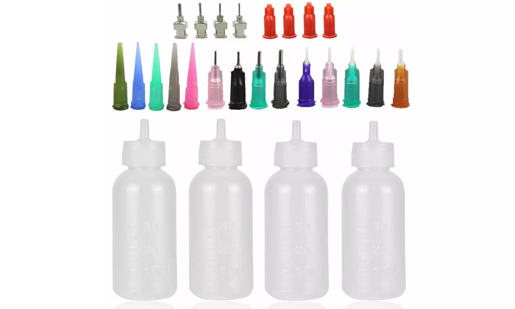 Xmasir Jagua Henna Applicator Bottles Kit for Tattoo Body Paint - Primary Image