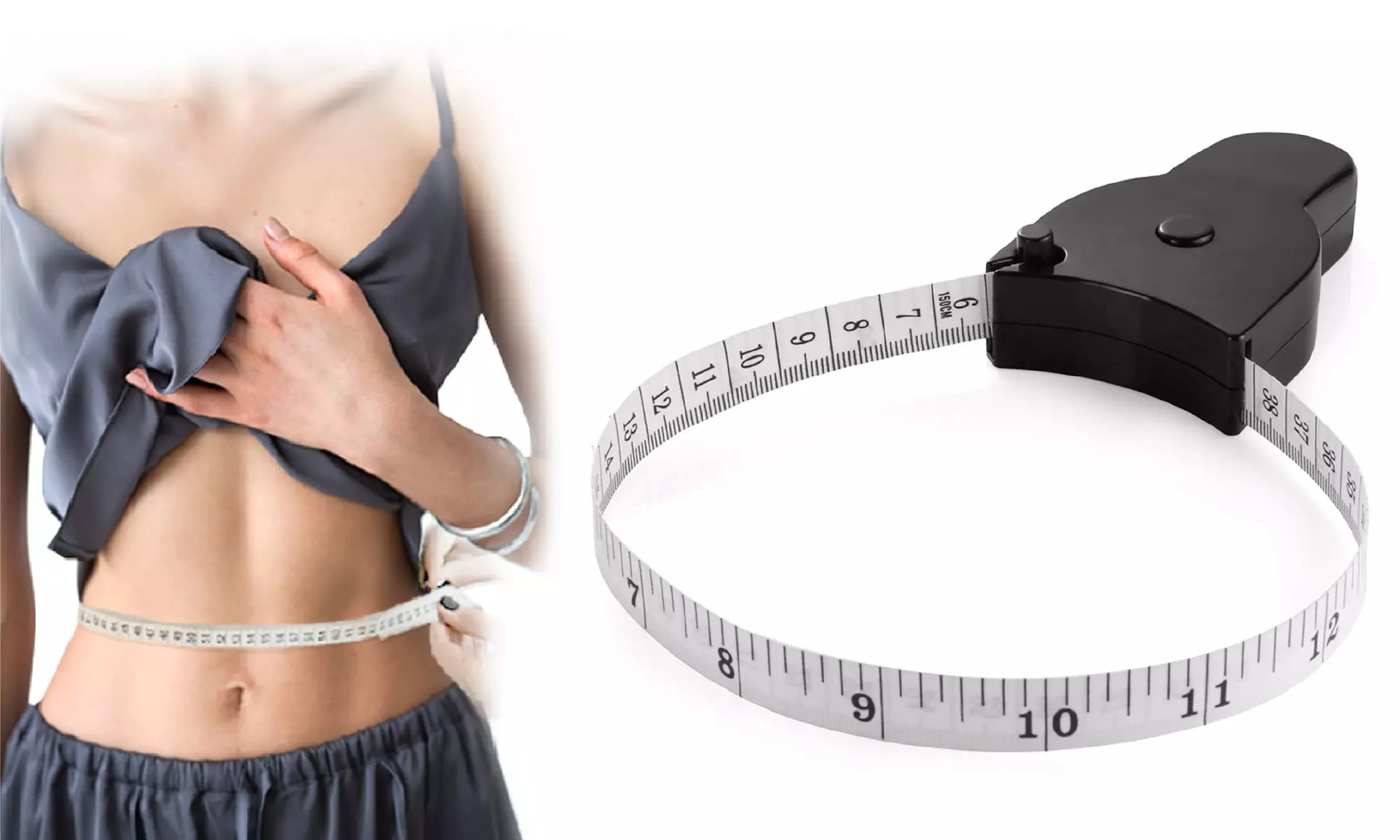 1-2 Pcs Body Ruler Automatic Telescopic Body Measuring Tape 60 Inch (150cm) - Primary Image